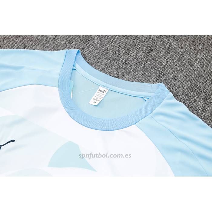 Chandal del Manchester City Manga Corta 2024-2025 Azul - Pantalon Corto